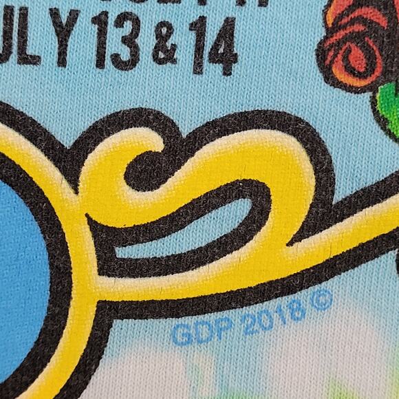 Grateful-Dead Shirt S/M 19x26 Tie-Dye Blue - Picture 4 of 14